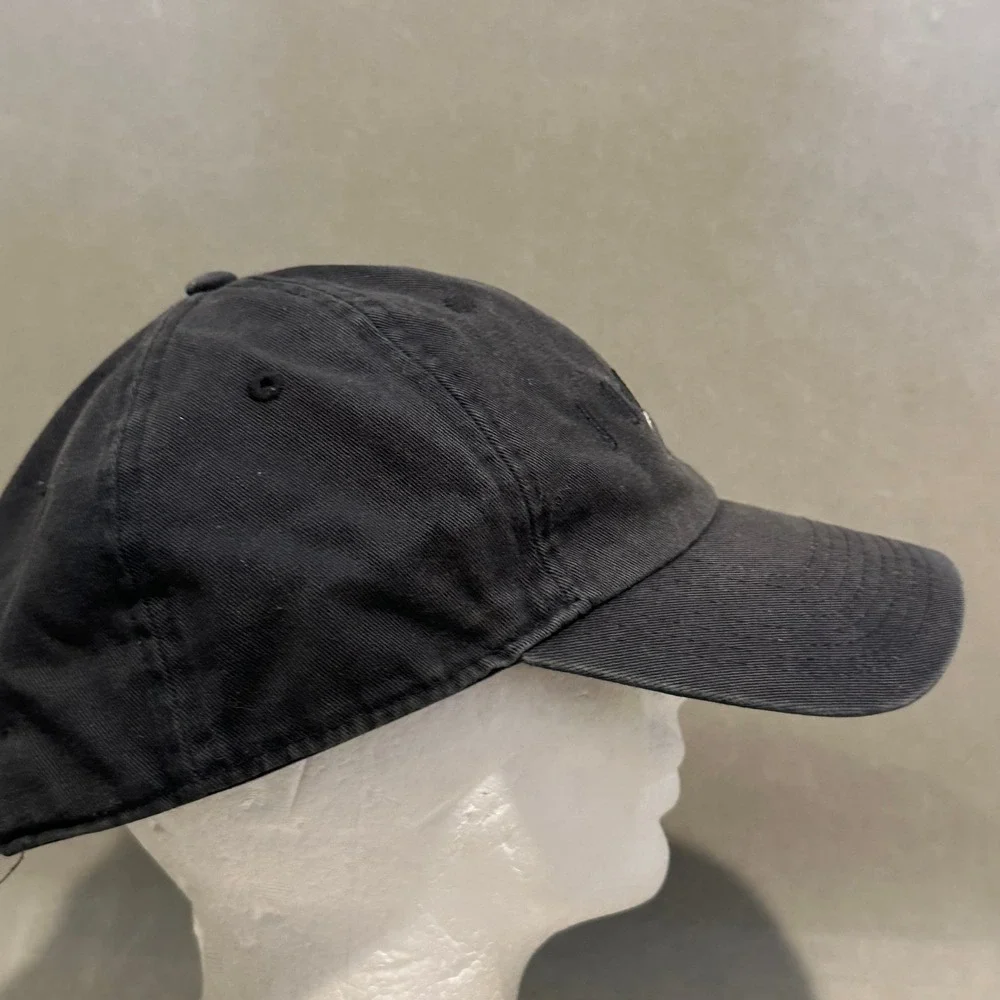 Jordan Jumpman Black Washed Cotton Adjustable Strapback Dad Hat Baseball Cap